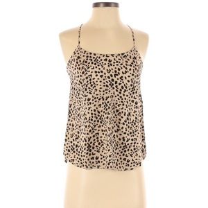 Animal Print Racerback Tank Top Divided by H&M